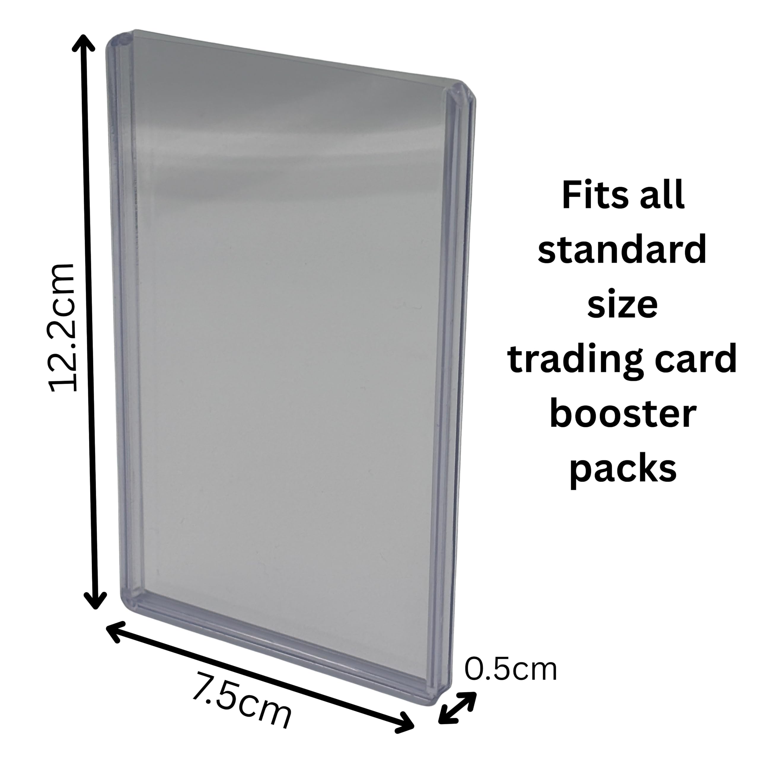 Trading Card Booster Pack Top Loaders (10 Pack) - Case of 25