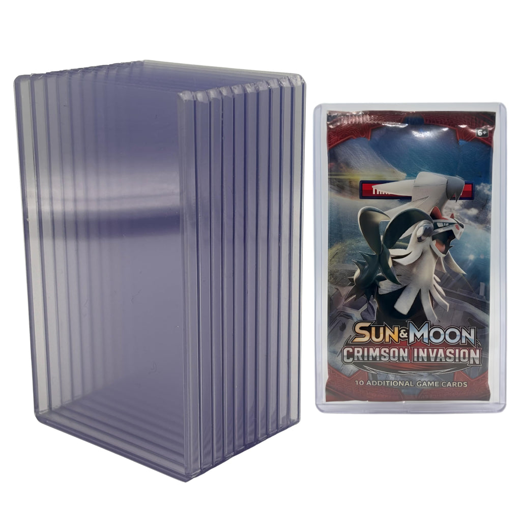 Trading Card Booster Pack Top Loaders (10 Pack) - Case of 25