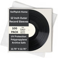 12 Inch Vinyl Record Sleeves, 100 Sleeves Per Pack - Case of 10