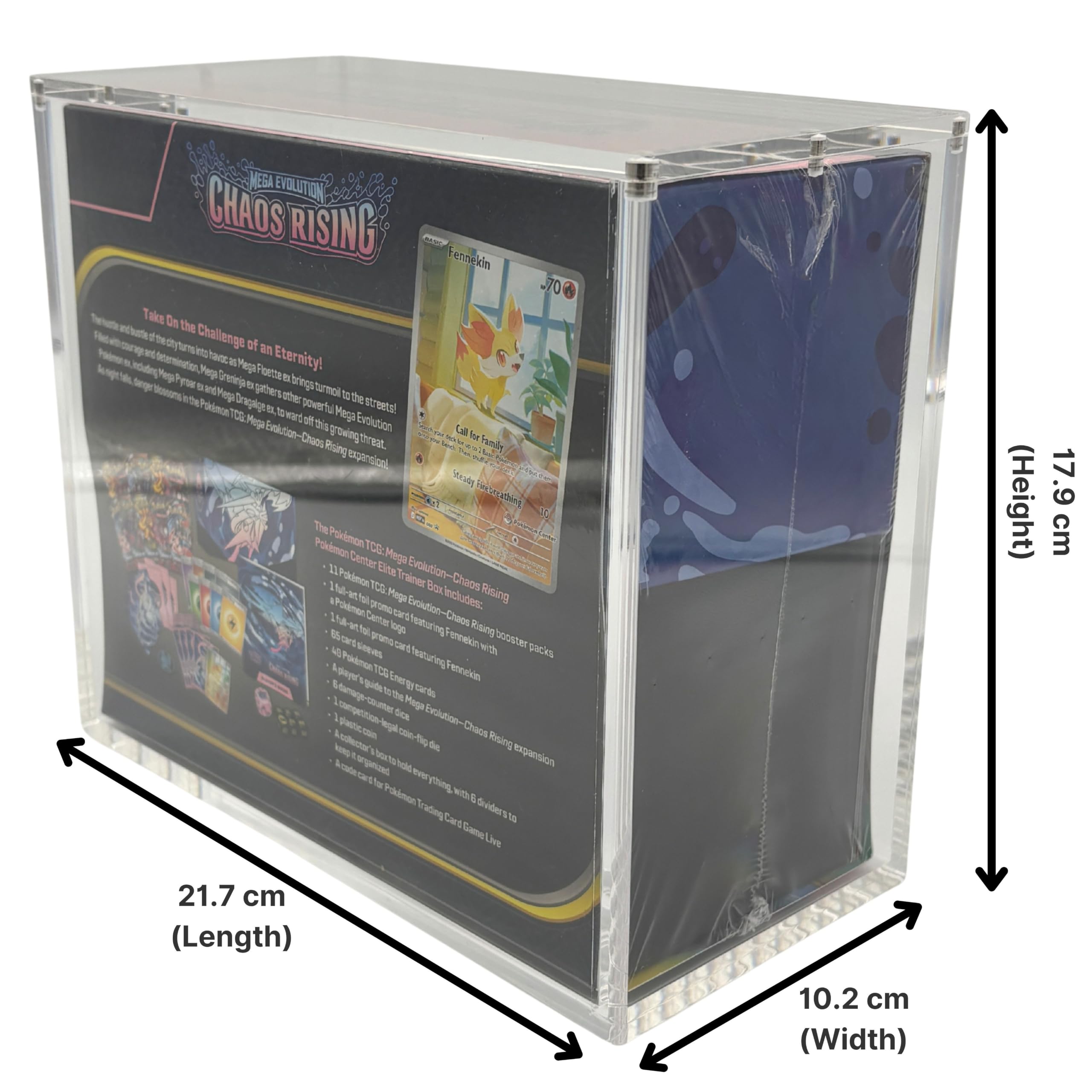 ETB Protective Display Cases - 6mm - Magnetic Lid - Case of 12