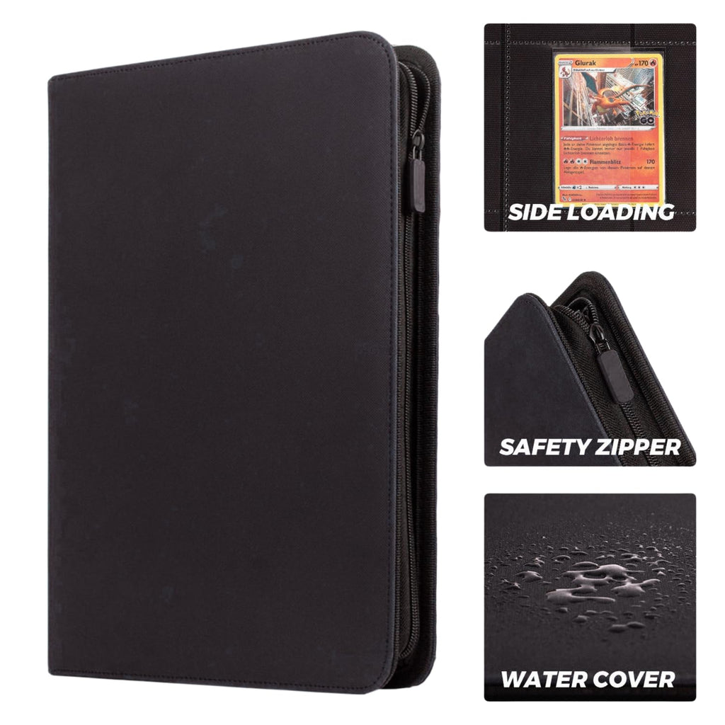 9 Pocket Zip Up Trading Card Binders - Case of 10
