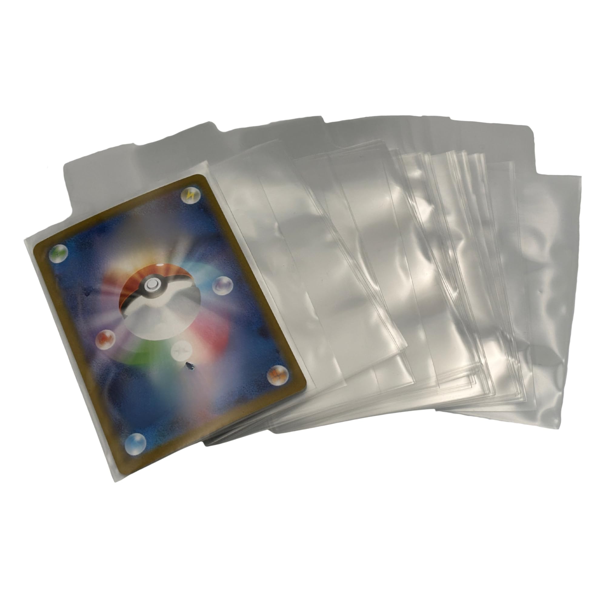 Tabbed Trading Card Sleeves 100 Pack - Case of 100