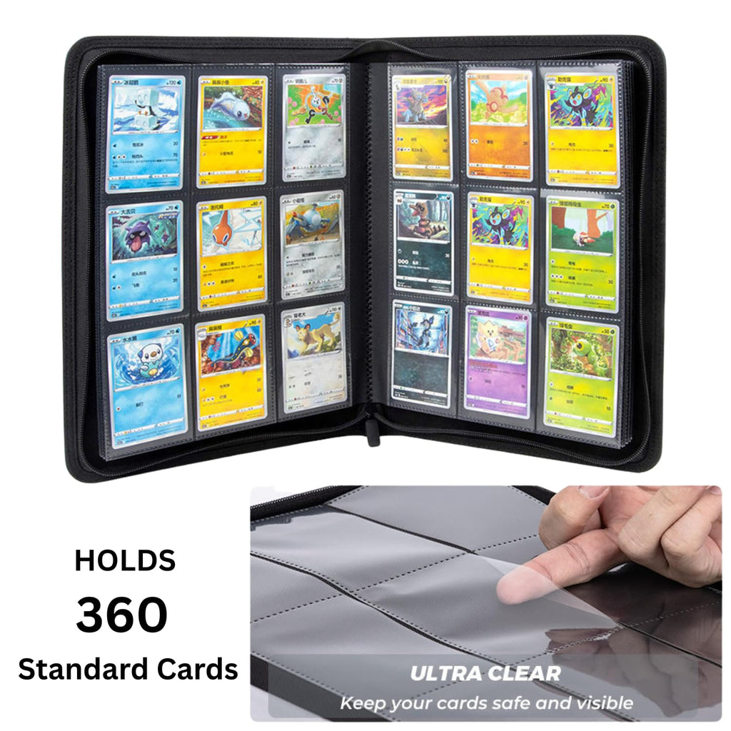 9 Pocket Zip Up Trading Card Binders - Case of 10